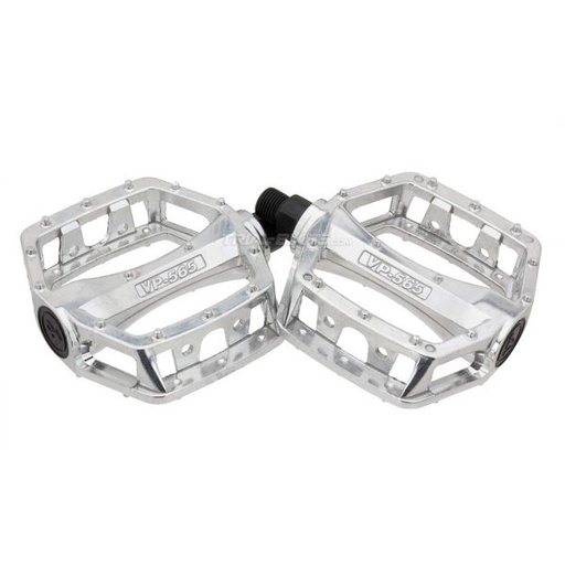 [HER121] PEDAL PLATAFORMA BMX PLATA 1/2"