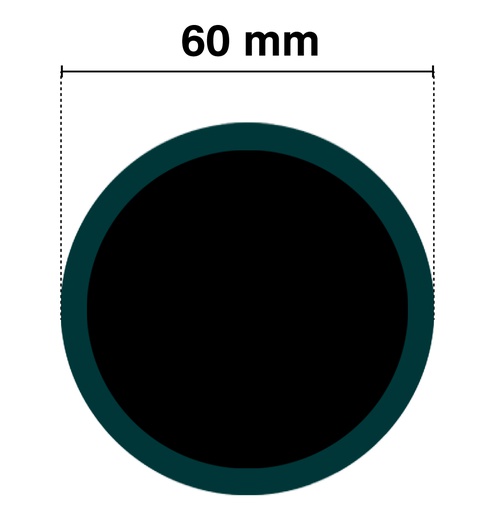 [PCH212] PARCHES Nº5 (60 MM) 25 U